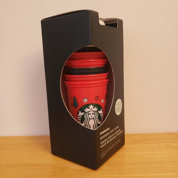 Starbucks Holiday Color Change Reusable Cups Set of 6 - Picture 2 of 6